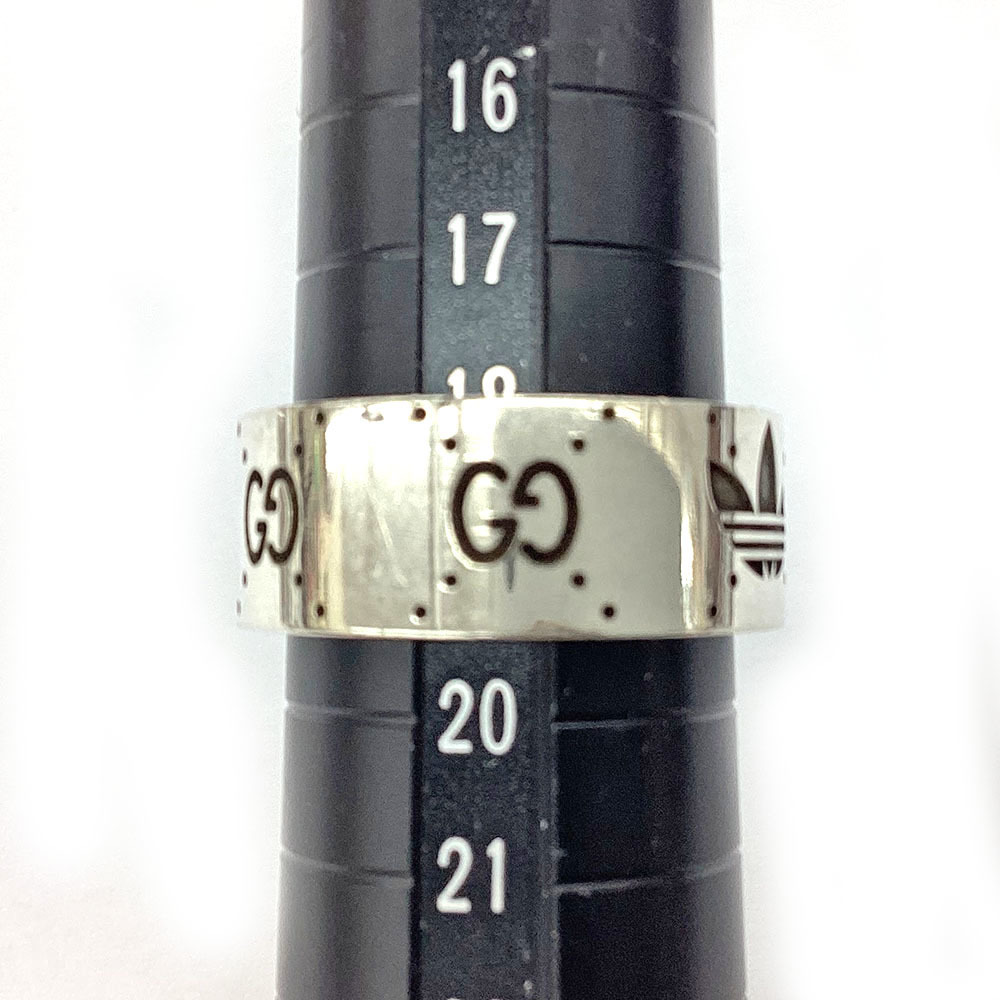 Gucci Ghost Adidas Collaboration Ring Silver - image 4